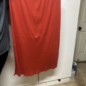 Elegant Red Women's Skirt